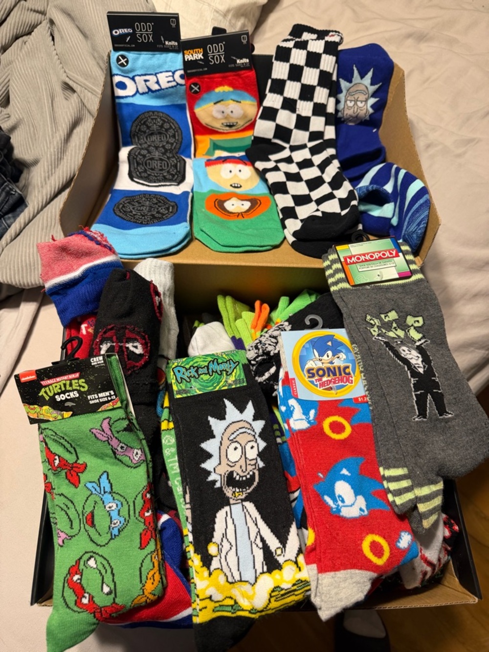 Graphic Crew Socks